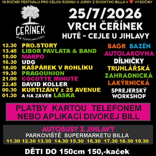 Čeřínek 2026