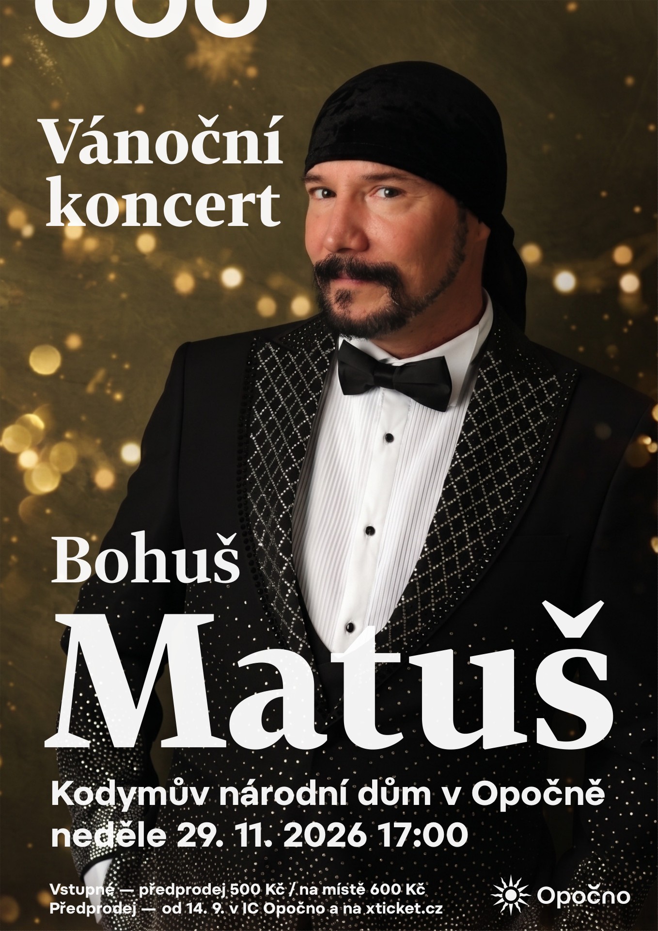 Vánoční koncert Bohuš Matuš / Kodymův národní dům / Opočno