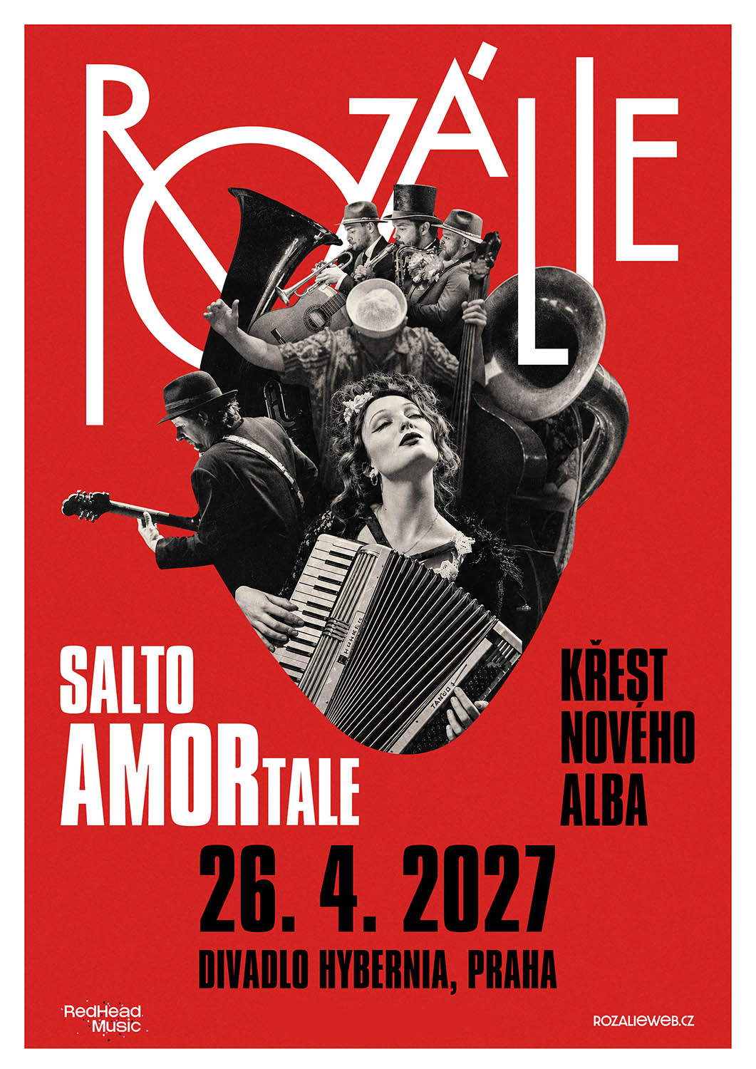 Rozálie - Křest nového alba Salto AMORtale - Divadlo Hybernia / Praha