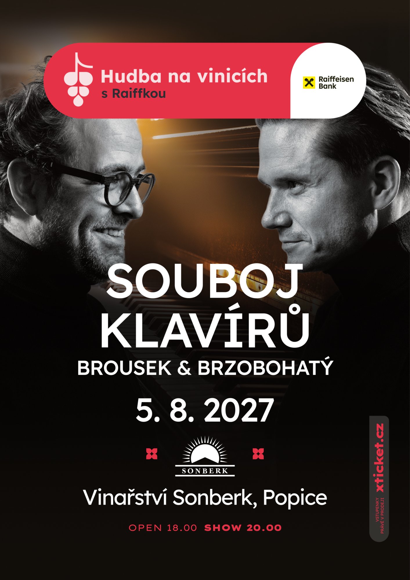 Souboj Klavírů - Vinařství Sonberk - Hudba na vinicích 2027