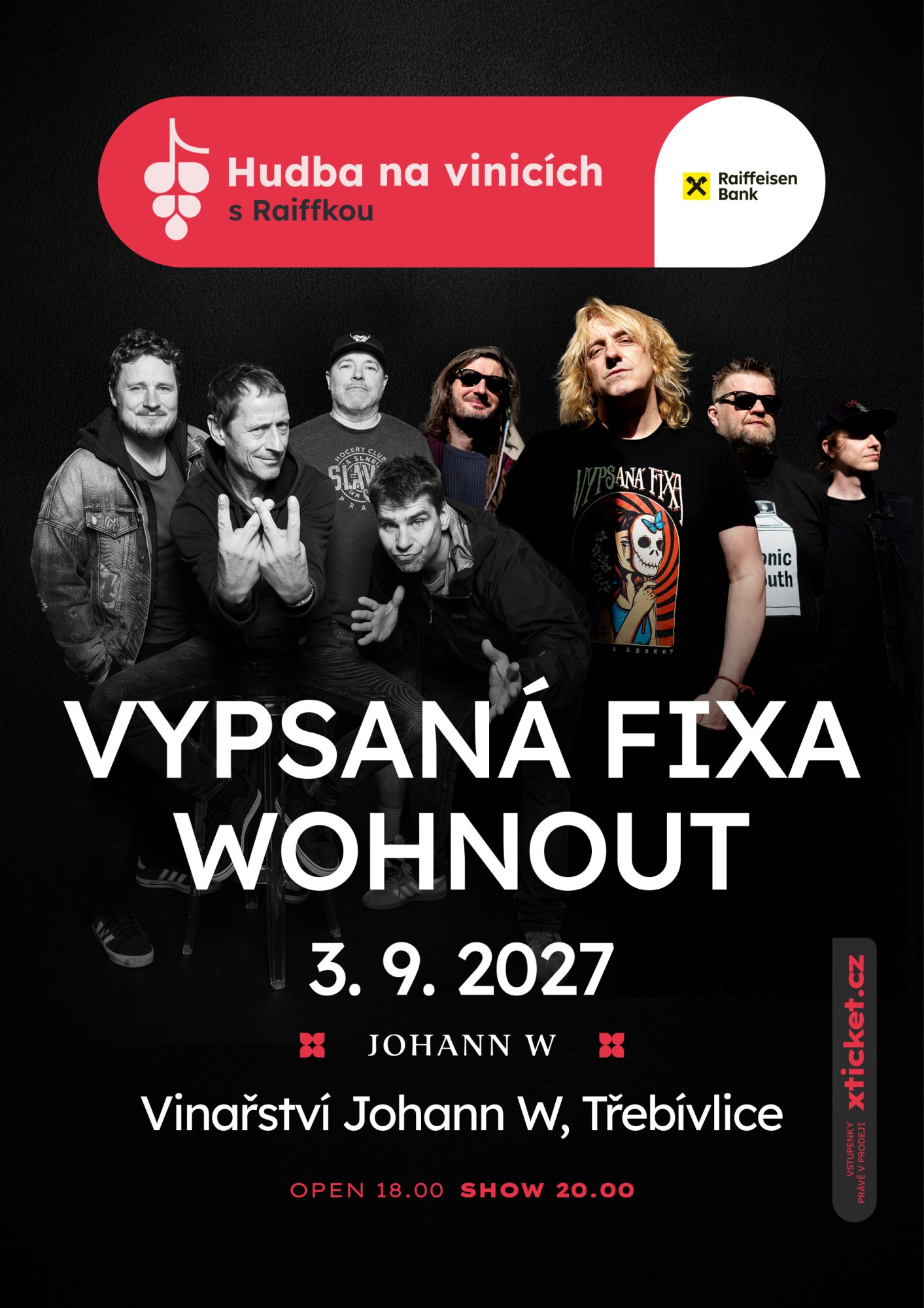Vypsaná Fixa a Wohnout - Vinařství JOHANN W Třebívlice - Hudba na vinicích 2027