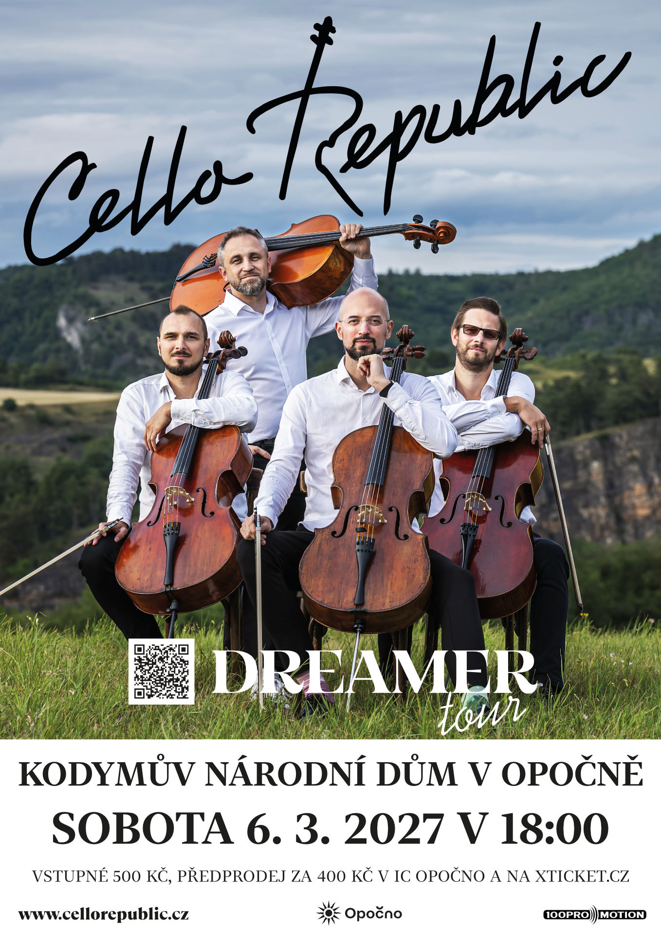 Cello Republic - Dreamer Tour/ Kodymův národní dům / Opočno